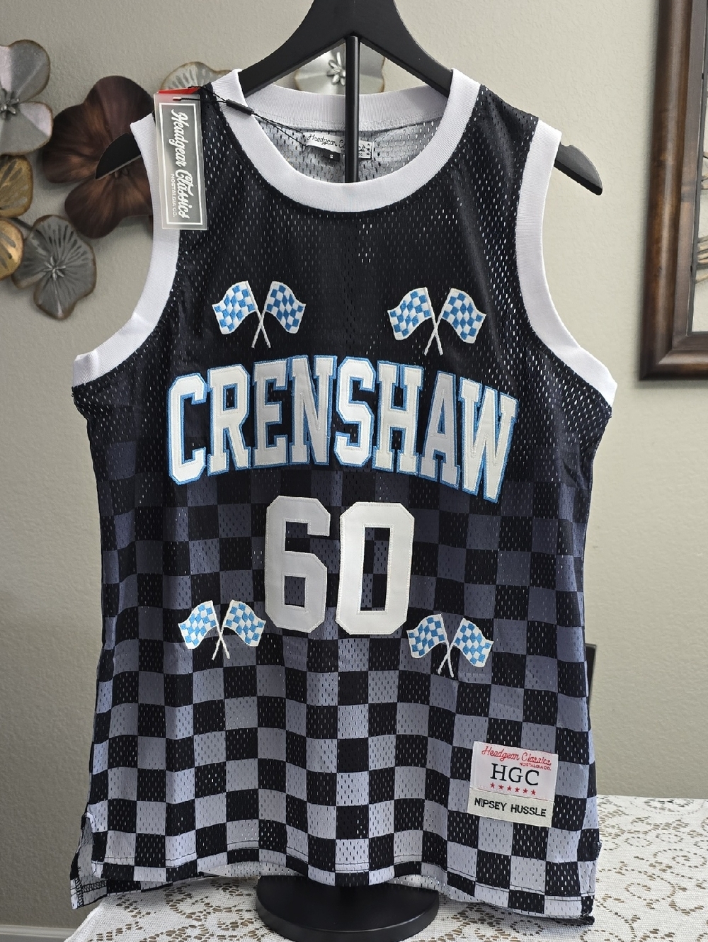 Men's Crenshaw Nipsey Hussle #60 Mesh Jersey by HGC